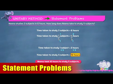 G6 - Module 7 - Exercise 1 - Statement Problems | Appu Series | Grade 6 Math Learning