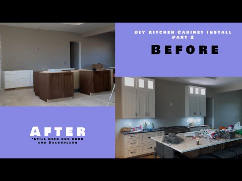 Installing Kitchen Cabinets - Part 2