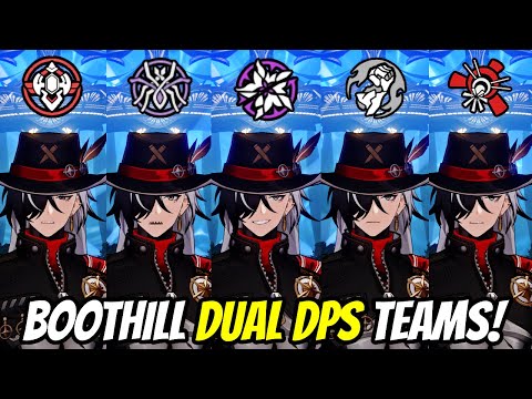 5 Variations of Boothill Dual DPS Teams 🦅 | Honkai: Star Rail