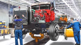 How They Build Powerful US Kenworth Trucks From Scratch  - Inside Production Line Factory