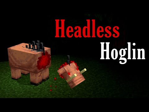 If you ever see a Headless Hoglin, Delete the game! (Minecraft Creepypasta)