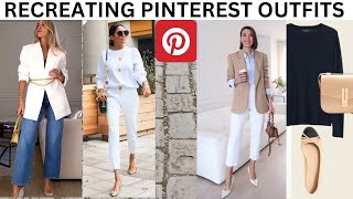 March 15, RECREATING SPRING PINTEREST OUTFITS| *Chic & Polished*Casual ideas