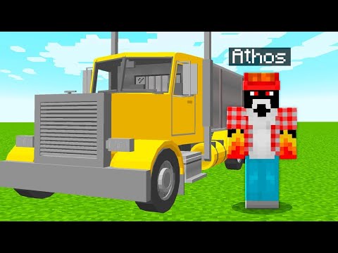 BECOMING TRUCK DRIVER IN MINECRAFT