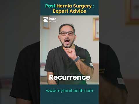 Post care after Hernia Surgery | Mykare Health Shorts