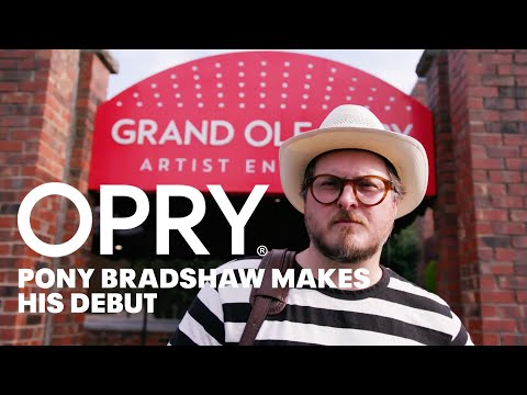 Pony Bradshaw Makes His Opry Debut