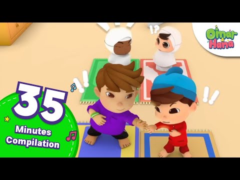 35 Minutes Compilation | Islamic Series & Songs For Kids | Omar & Hana English