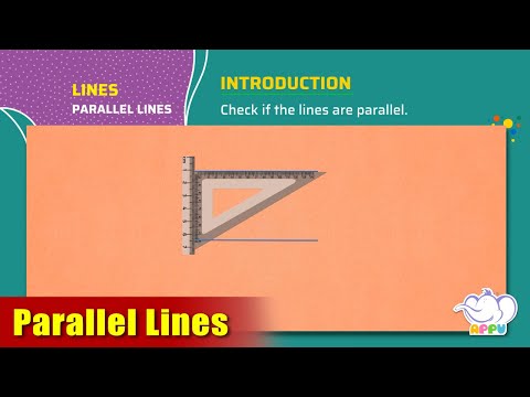 G4 - Module 37 - Introduction - Parallel Lines | Appu Series | Grade 4 Math Learning