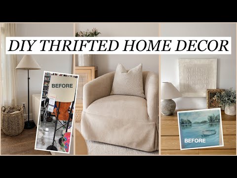 DIY THRIFTED HOME DECOR & RE-DECORATING MY HOME