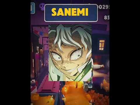 SANEMI on SUBWAY SURFERS Trend 🤔🔥 | New TikTok Trend | #demonslayer #kny #anime #kimetsunoyaiba