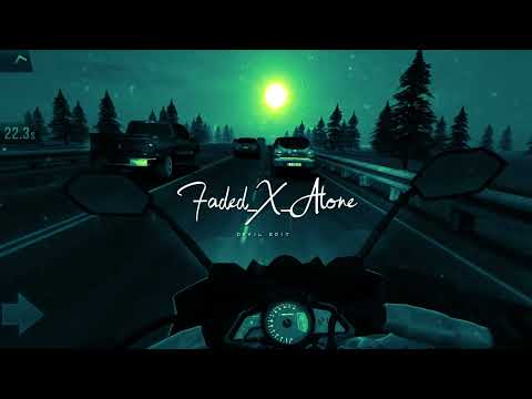 Faded X Alone - Riding || Aesthetic Status Video ( Slowed & Reverb )