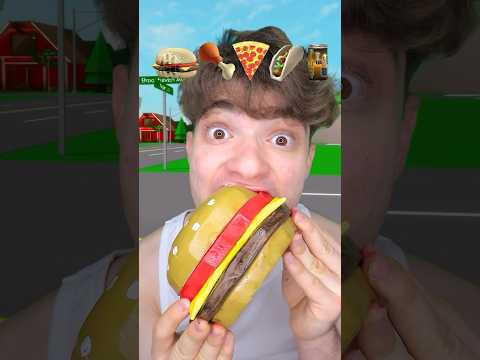 Giant Roblox Food Emoji ASMR!? 🤤🍔