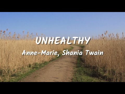 Anne-Marie, Shania Twain - UNHEALTHY (Lyrics Video)