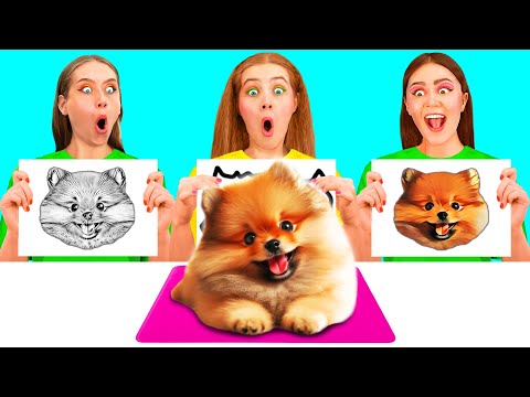 Who Draws it Better Take The Prize | Funny Situations by TeenTeam Challenge