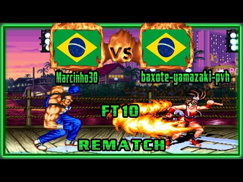 Real Bout Fatal Fury - Marcinho30 (BRA) VS (BRA) baxote-yamazaki-pvh [rbff1/Fightcade/FT10/Rematch]