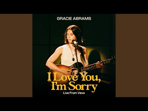 I Love You, I'm Sorry (Live From Vevo)