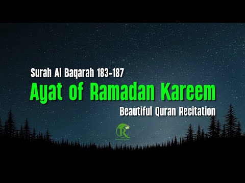 Ayat of Ramadan | Beautiful Quran Makes the Heart Calms | Surah Baqarah سورة البقرة | Alaa Aqel