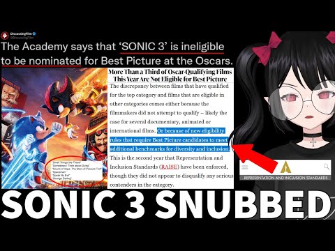 Concerns DEI Requirement Made Sonic 3 INELIGIBLE For "Best Picture" Nomination At Oscars