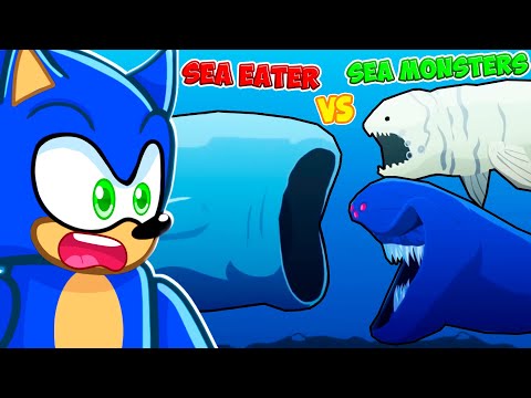 The SEA EATER vs GIANT SEA MONSTERS!