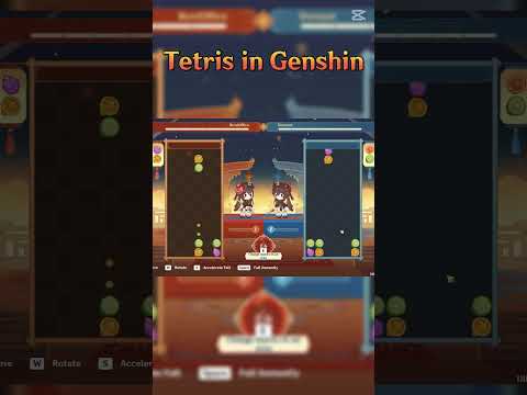 TETRIS Genshin IMPACTS!!! #genshinshorts  #genshinmemes #genshinimpact #genshin