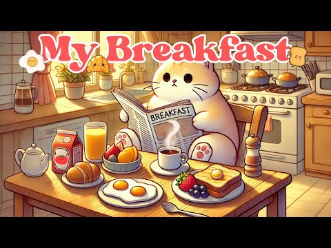 My Breakfast 🍞☕ | 1 Hour Relaxing Lofi Music 🎶 | Cozy Morning Vibes