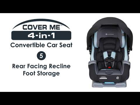 5. Rear Facing Recline Foot storage