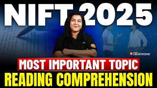 Reading Comprehension - Most Important Topic for NIFT 2025 🎯| Verbal Ability | NIFT 2025 Preparation