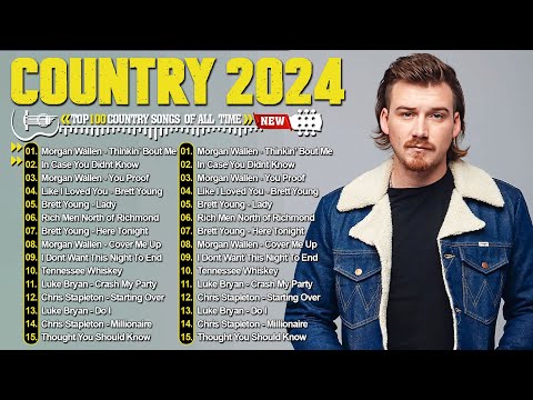 Country Music 2024 - Morgan Wallen, Jason Aldean, Luke Bryan, Luke Combs, Kane Brown, Brett Young