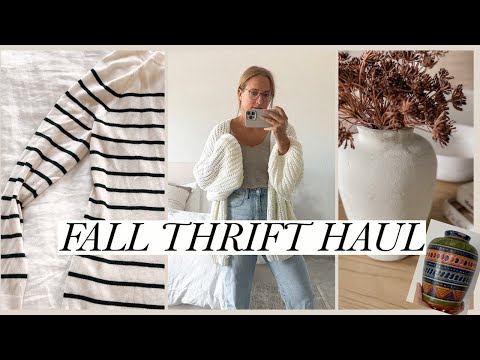 FALL COME THRIFT WITH ME - PINTEREST INSPIRED TRY ON