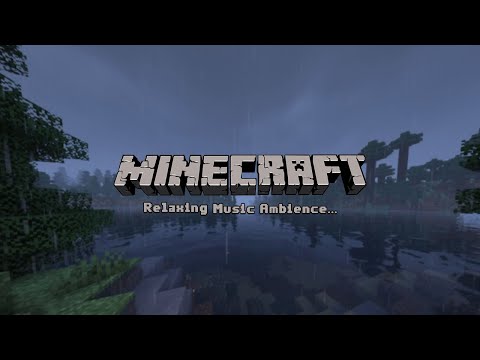 Relaxing Minecraft Music With Soft Rain Ambience