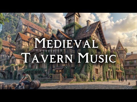 Relaxing Medieval Celtic Tavern Music - Bard Ambience, Fantasy 1 Hour to Study / Work / Coffee / BGM