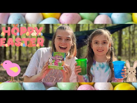 We made some really cool Easter eggs (featuring my niece)