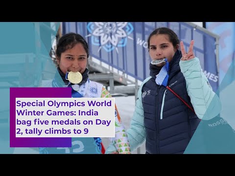 Special Olympics World Winter Games India bag five medals on Day 2, tally climbs to 9