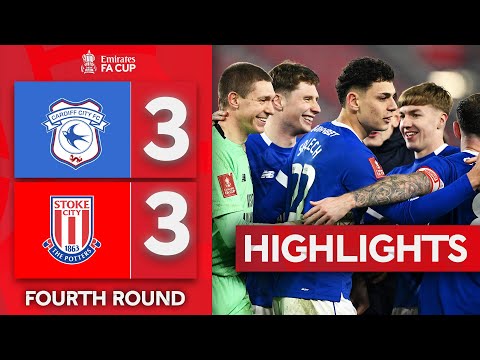 Six-Goal Thriller Ends in Shoot-out | Stoke City 3-3 (2-4 Pens) Cardiff City | Emirates FA Cup 24-25