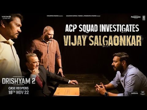 ACP Squad Interrogating Vijay Salgaonkar | Ajay Devgn | Shivaji Satam, Dayanand Shetty, Aditya