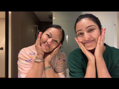 mom & me skincare routine🤩 #skincareroutine #skincare