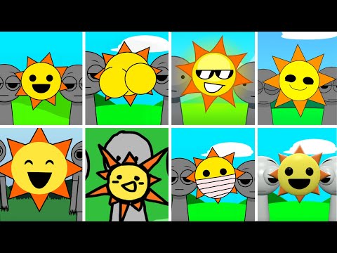 Incredibox - Sprunki but Only MR. SUN in ALL different mods | V2