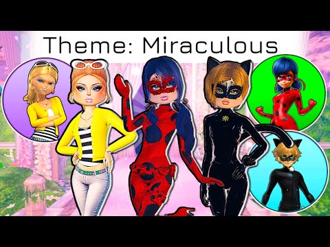 Buying MIRACULOUS LADYBUG Themes in DRESS TO IMPRESS! (Roblox)