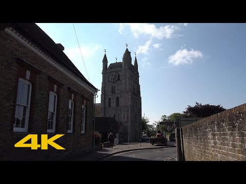 New Romney Walk: Town Centre【4K】