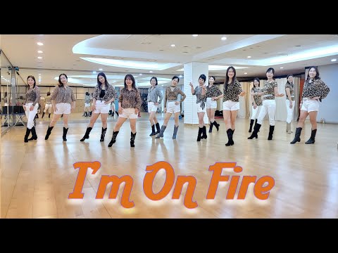 I'M ON FIRE - IMPROVER LINEDANCE (Debbie Mabbs & Lorraine Monahan)