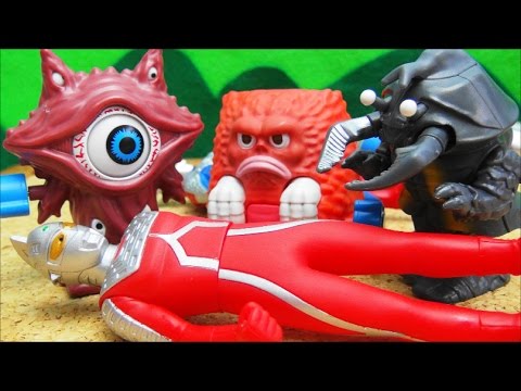 ウルトラセブン ガンQ ピグモン アントラー  チキチキモンスター  BANDAI Boys chikimon ultra