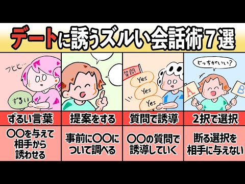 【会話】必ずOKもらえるデートの誘い方７選