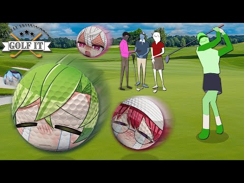 いんく大乱闘！？ボール同士がぶつかるゴルフゲームで勝負だ！【Golf it!】