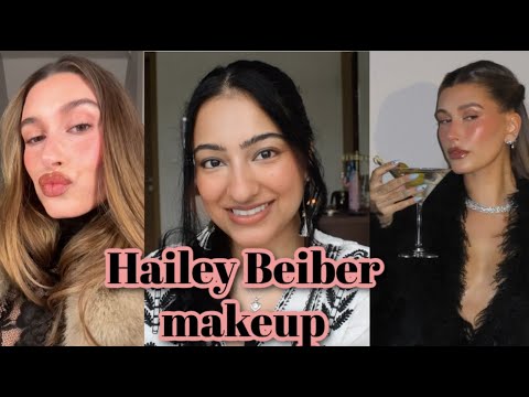 Indian girl tries hailey beiber makeup | MAKEUP TUTORIAL