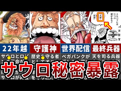 【ワンピース1133話】なぜサウロはロビンが来ることを知っていたのか？考古学者サウロの驚愕の秘密全貌【ゆっくり解説】