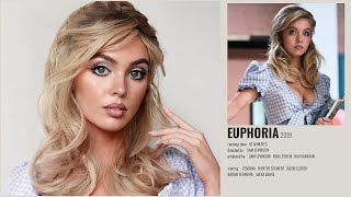 Cassie's "OKLAHOMA" Moment💙 SYDNEY SWEENEY Euphoria Makeup Tutorial!