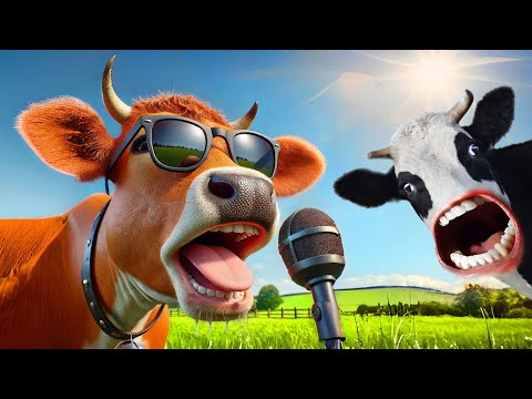 FUNNY COW DANCE 123│Cow Song & Cow Videos 2024 | Cow dance mix | funny dancing cow | cow music | moo