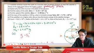 Matriculation Physics: Satellite Motion in Circular Orbit (Q2)