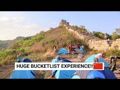 CAMPING ON THE GREAT WALL OF CHINA & BEIJING CITY TOUR! | Backpacking China Vlog 3