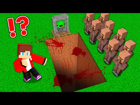 WHAT'S INSIDE DEEPEST Mikey's GRAVE With JJ In Minecraft - Maizen