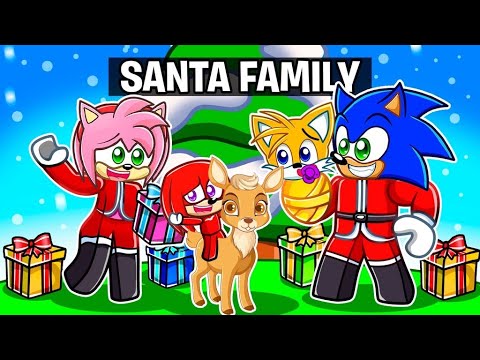 Having a SANTA FAMILY in Roblox!